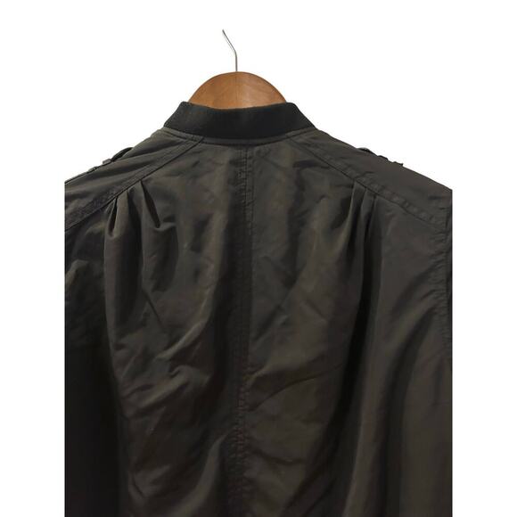 BLANKNYC Black Nylon Insulated Bomber Jacket Coat Size XS - Picture 6 of 9